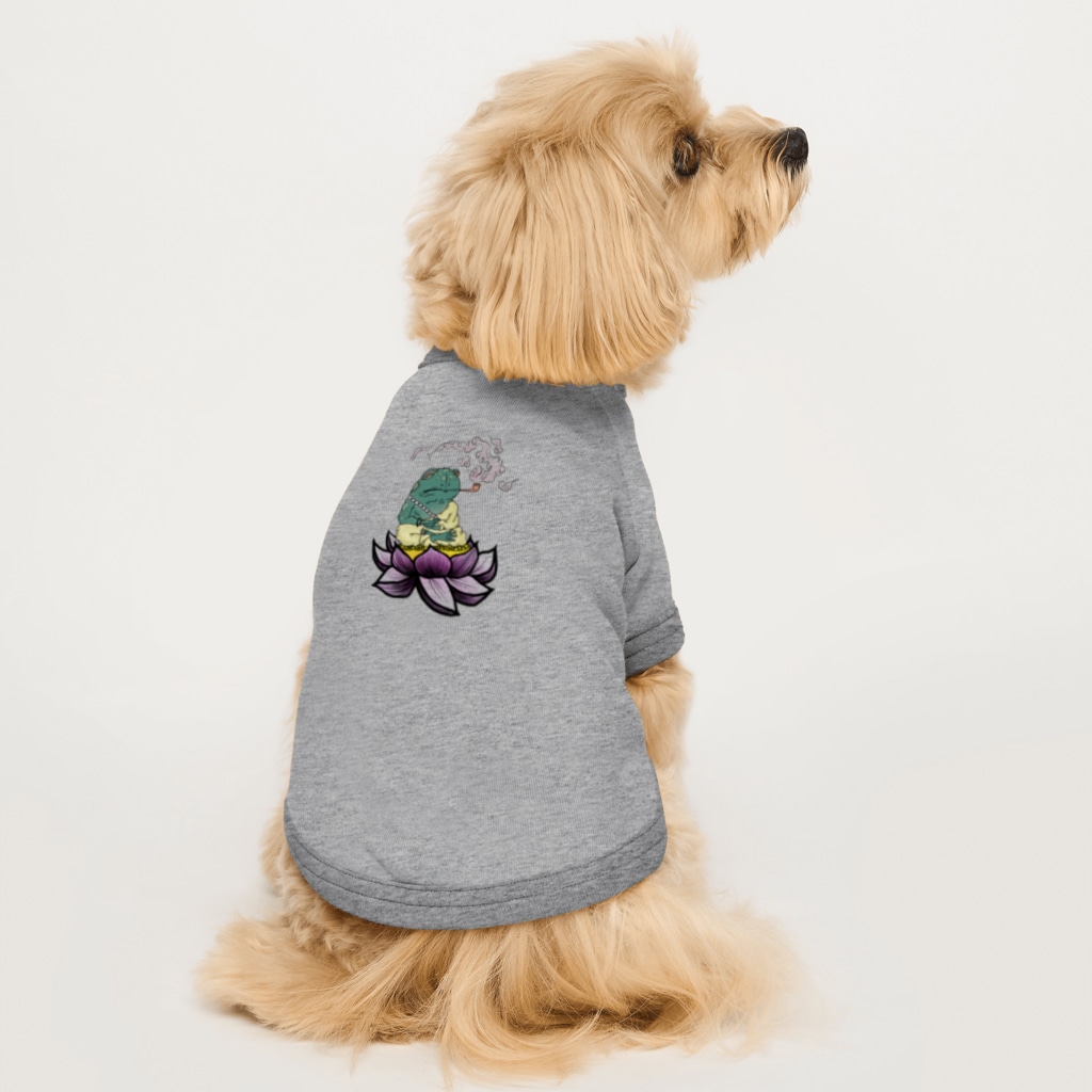 Gonta1059の蛙さん Dog T-shirt