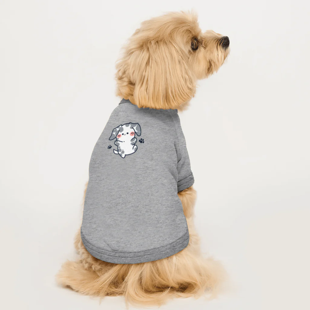 美女木小学校！のゆるいダルメシアンドックTシャツ Dog T-shirt