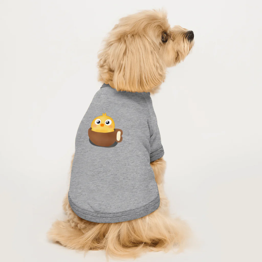 ☁️chie︎︎☁️のひよこマグカップ🐥☕️ Dog T-shirt