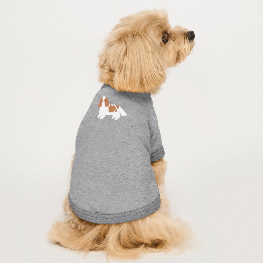 Kotetsu diary(SUZURI店)のゆるゆるキャバリア Dog T-shirt