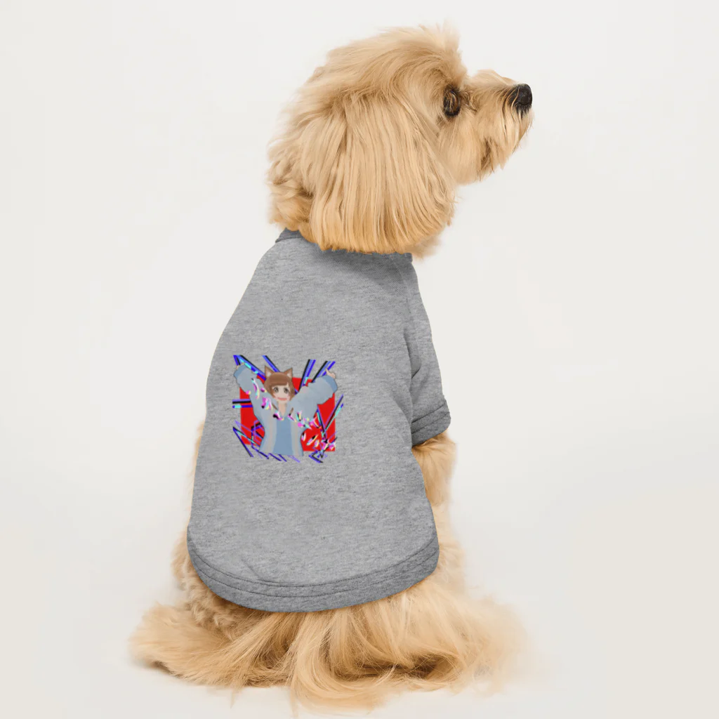 大人の秘密基地。モデラーズカフェ&BAR　Function 1/144のふぁんくしょんちびめぐちゃんぐっず Dog T-shirt