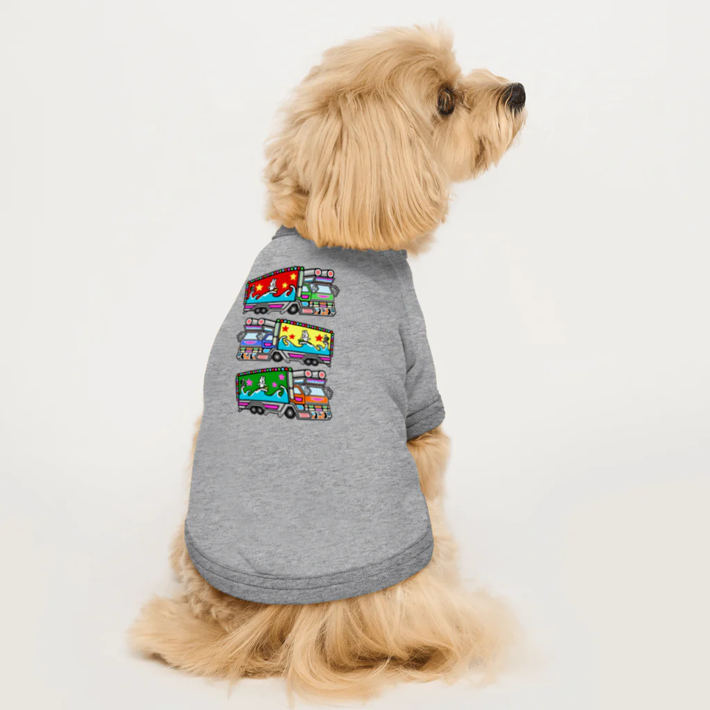 P-STYLEのトラックトリオ(カラーver.) Dog T-shirt