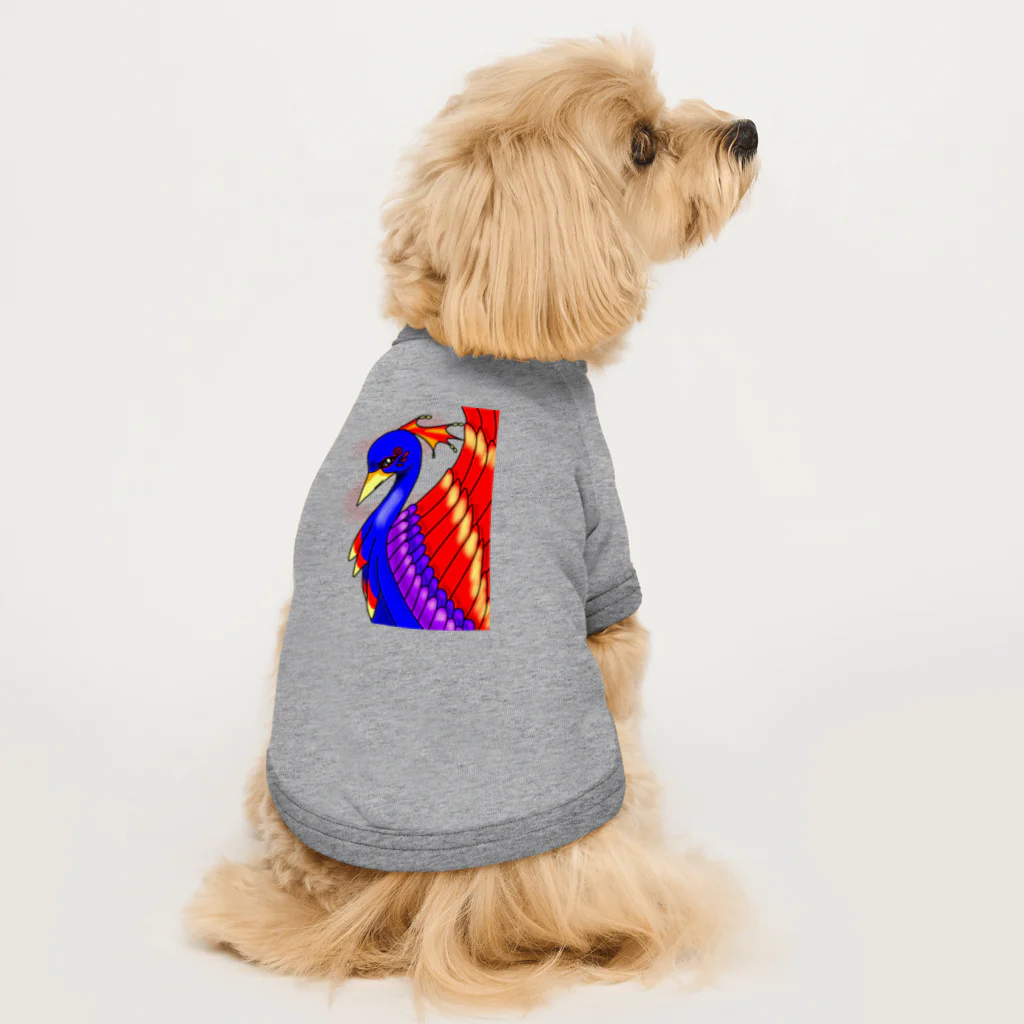 greetenの不死鳥アート  幻想世界 Dog T-shirt