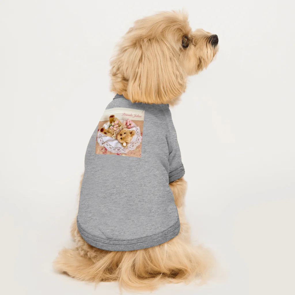 primula_julians_goodsshopの「ころりんくまさん」 Dog T-shirt