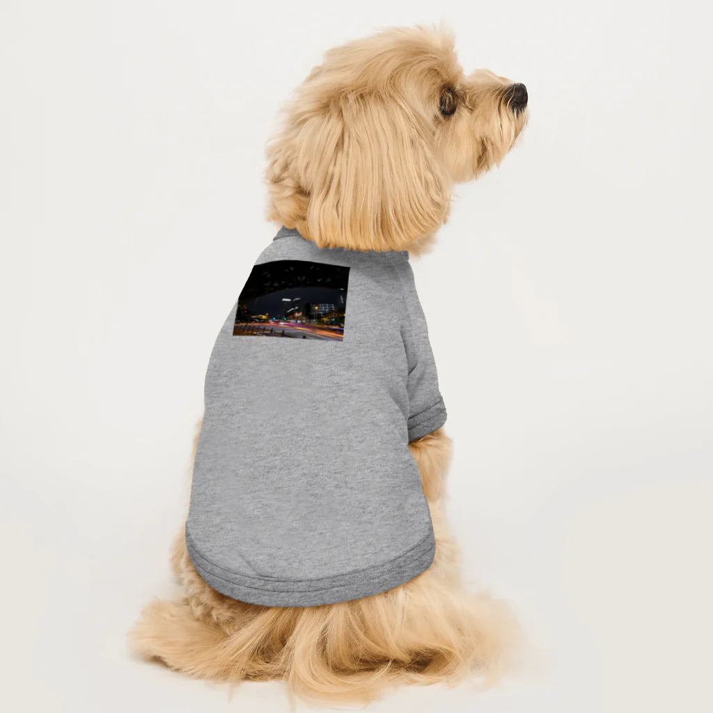 nokkccaの光跡 - Junction Light trail - Dog T-shirt