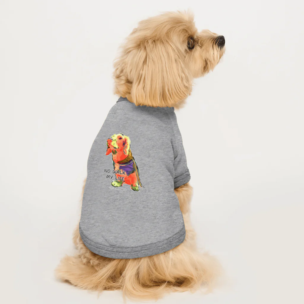 全日本お散歩撲滅連合会の全日本お散歩撲滅連合会（おしゃれなダックス） Dog T-shirt