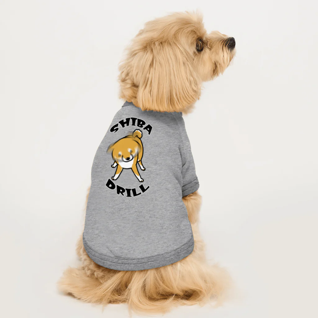 真希ナルセ（マキナル）の柴ドリル（赤柴） Dog T-shirt