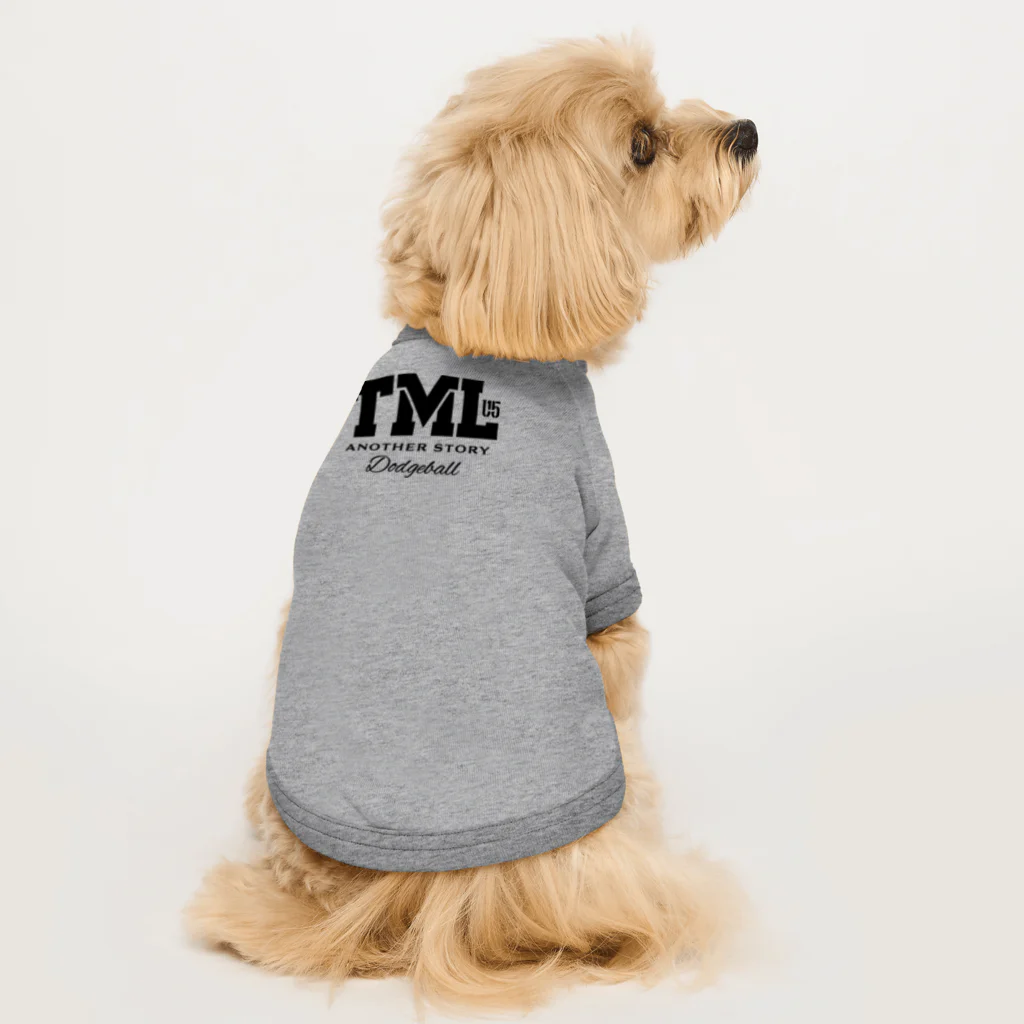 TRSのTML クロ Dog T-shirt