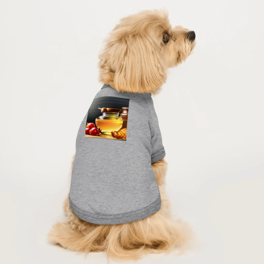 honeyショップのはちみつと果物 Dog T-shirt