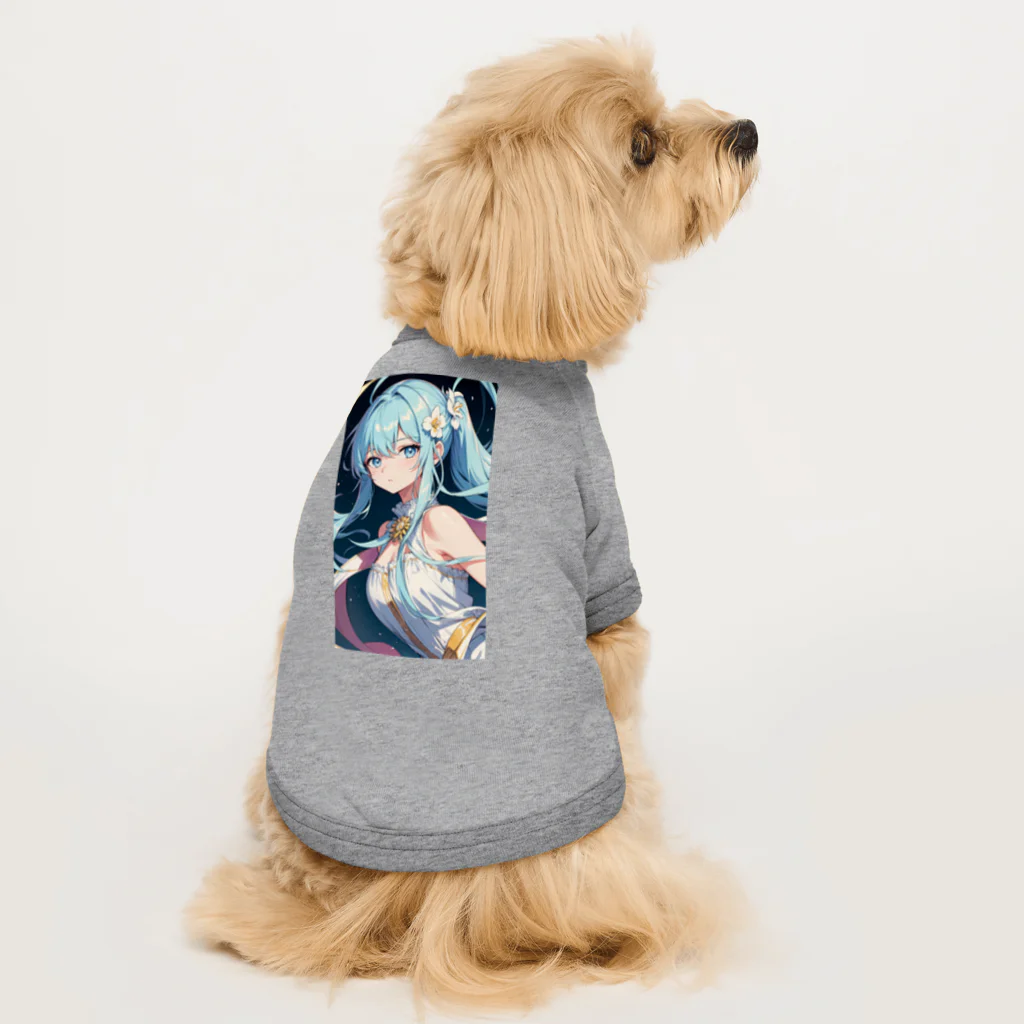 ねこねこのAI美少女3 Dog T-shirt