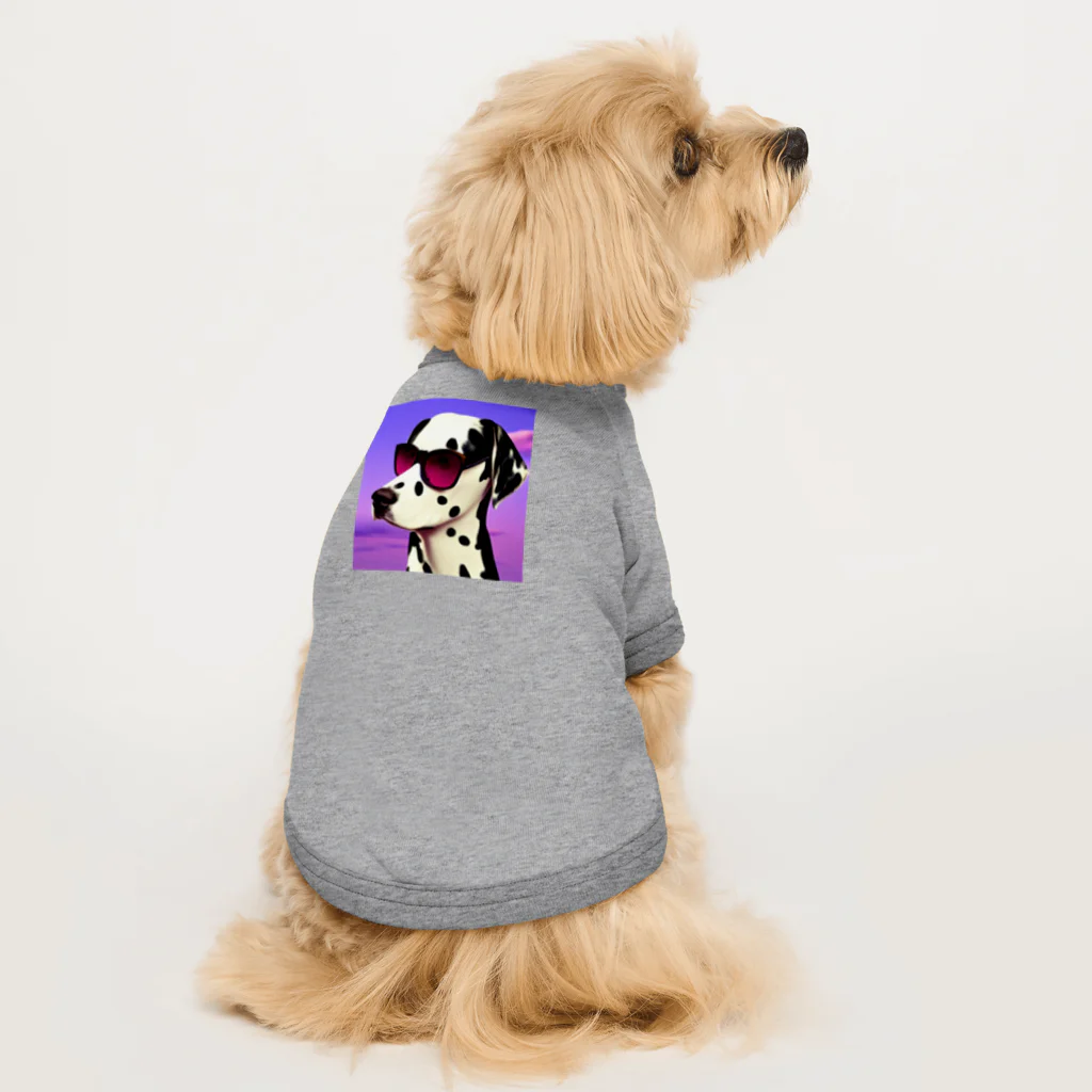 miekoriのsunglasses dog Dog T-shirt