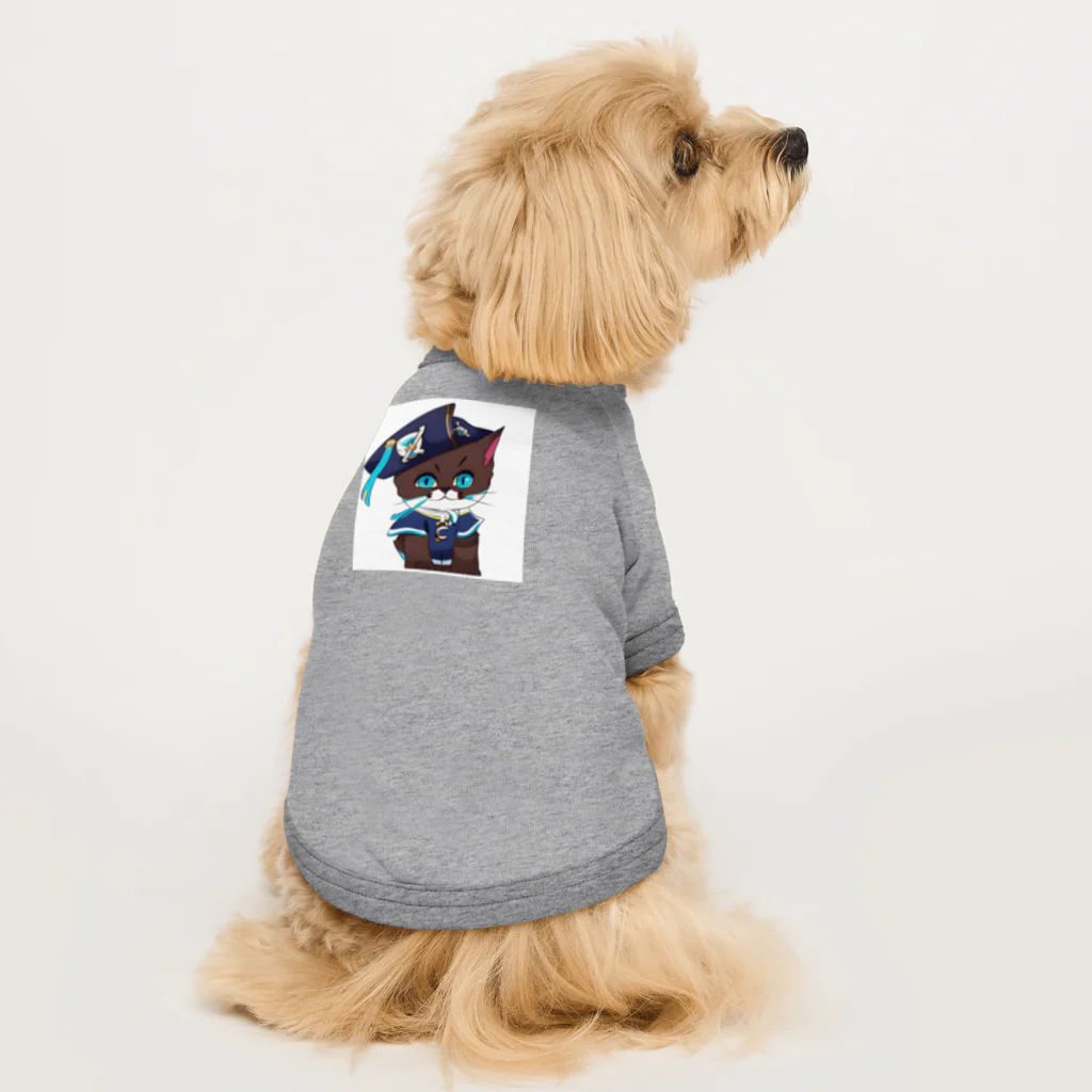 可愛い猫ちゃんの海賊うみ猫ちゃん Dog T-shirt