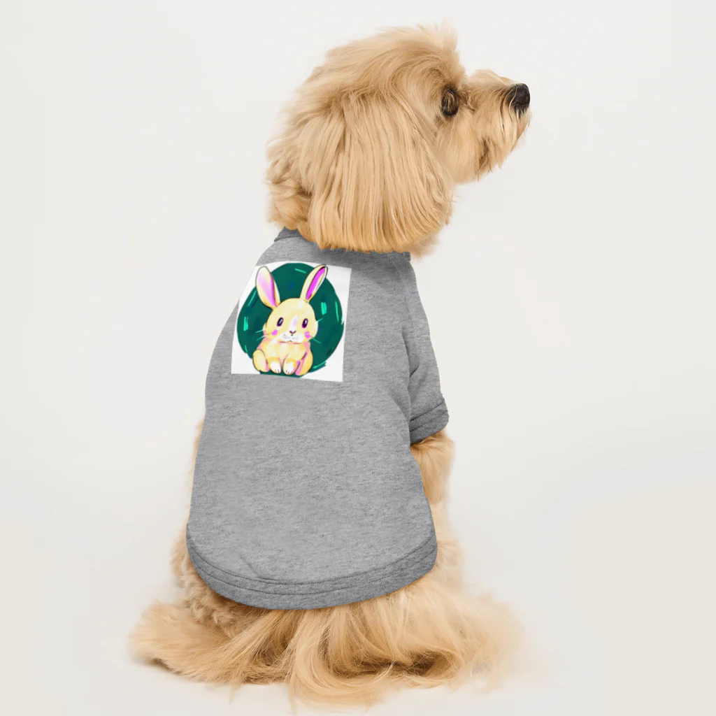 Haruharuのぼくうさぎのイラストグッズ Dog T-shirt