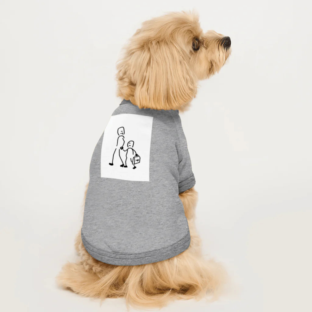 kopapaの親子手つなぎデートくん Dog T-shirt