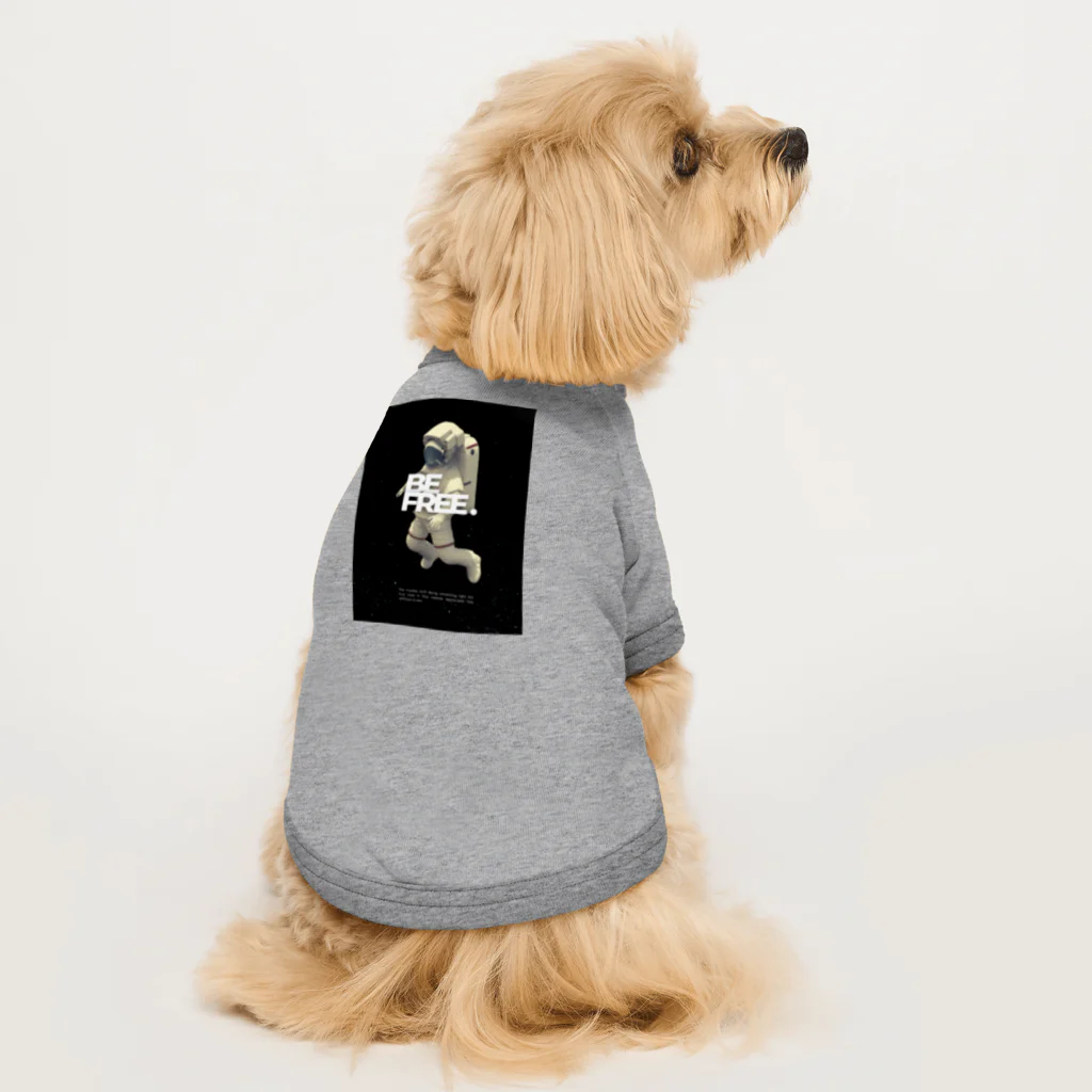 jsanのBE FREE Dog T-shirt