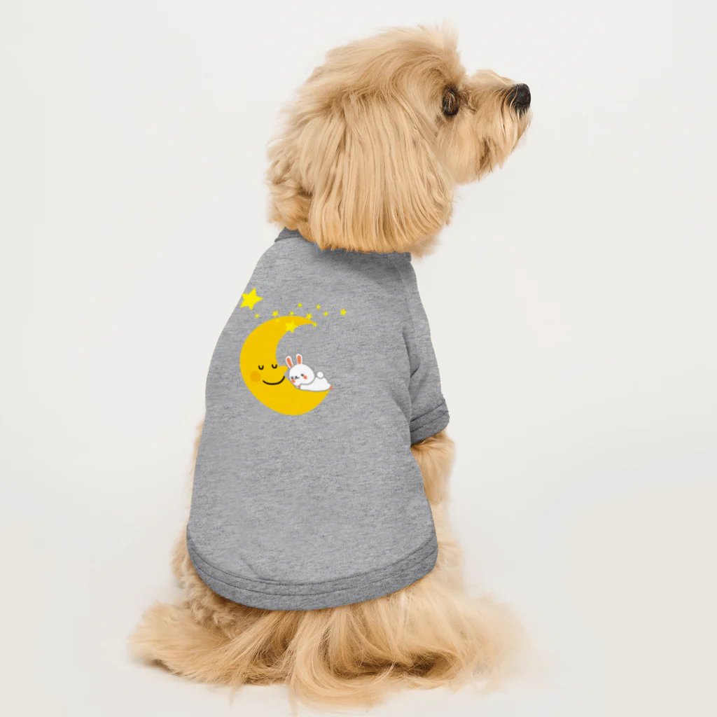 islandmoon13の月とウサギ Dog T-shirt