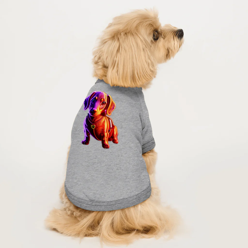 MaKenEekaRaのネオンダックス Dog T-shirt