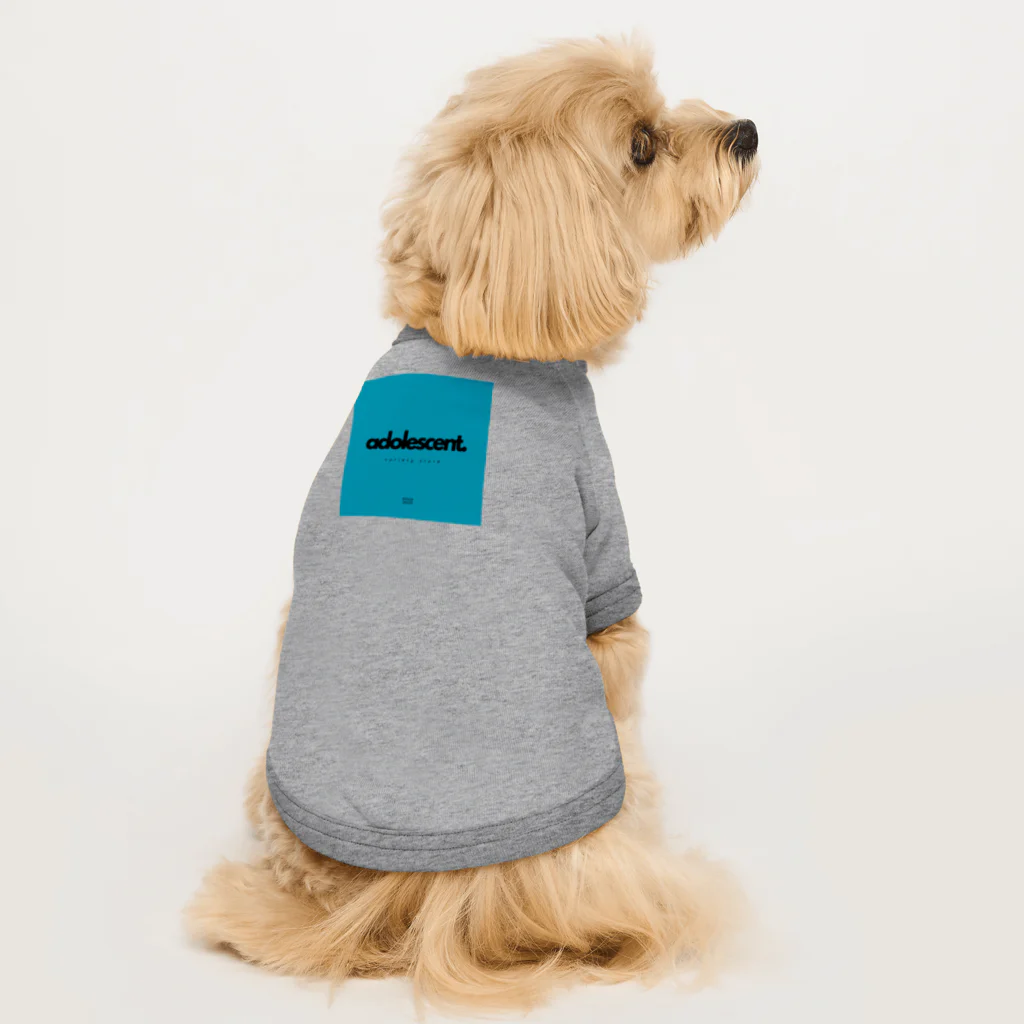 adolescentのadolescentロゴグッズ Dog T-shirt