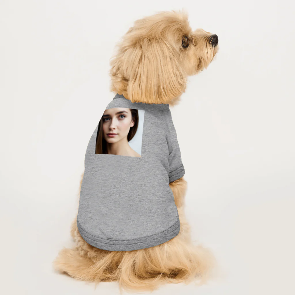 Stylishの女性の心 Dog T-shirt