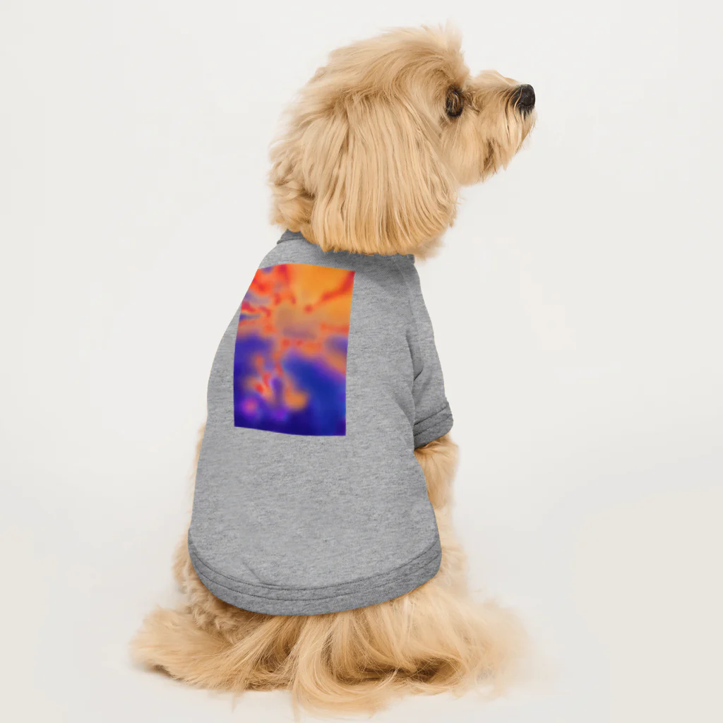 ブルースカイのハートビート Dog T-shirt