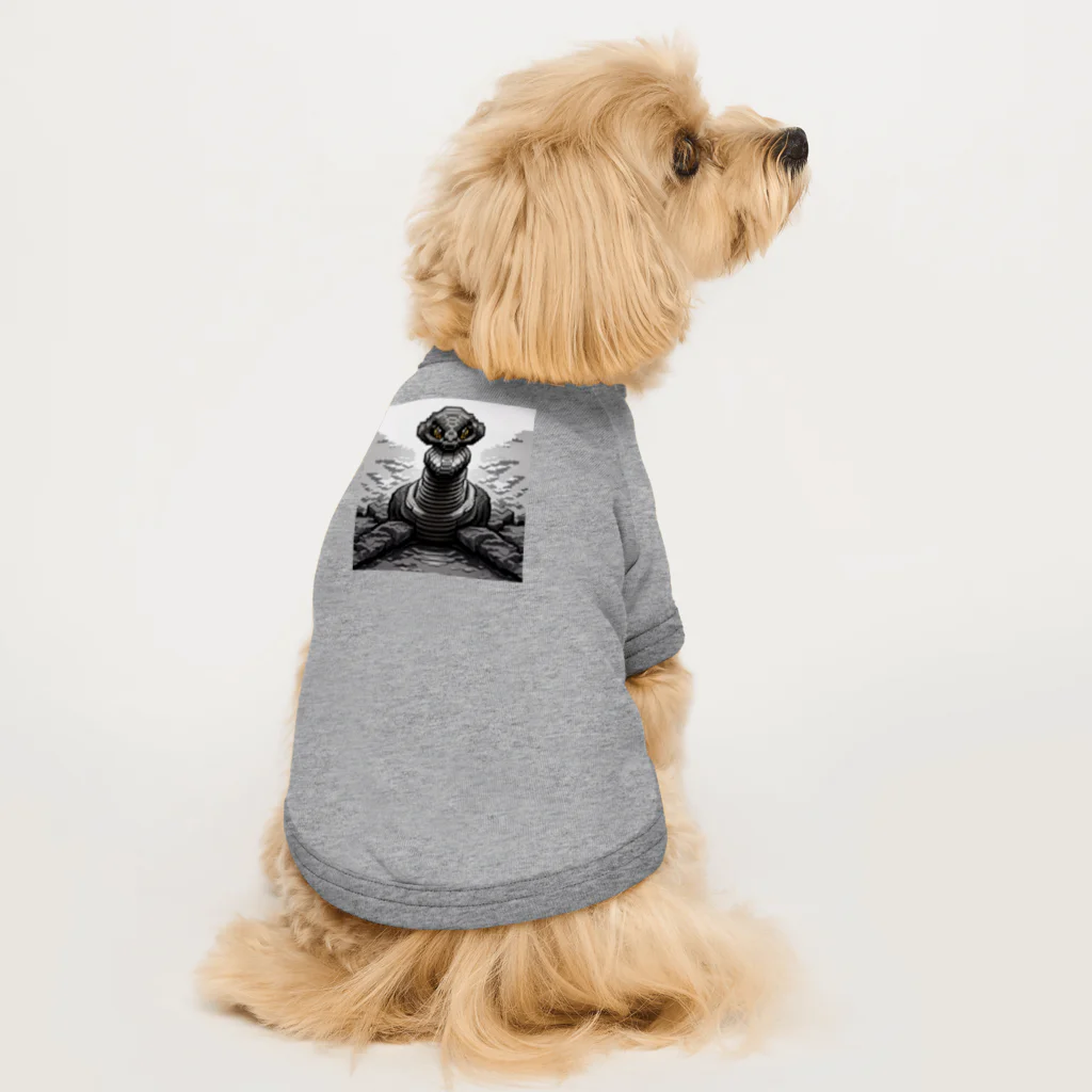 ピクセル・パレットのキングコブラ Dog T-shirt