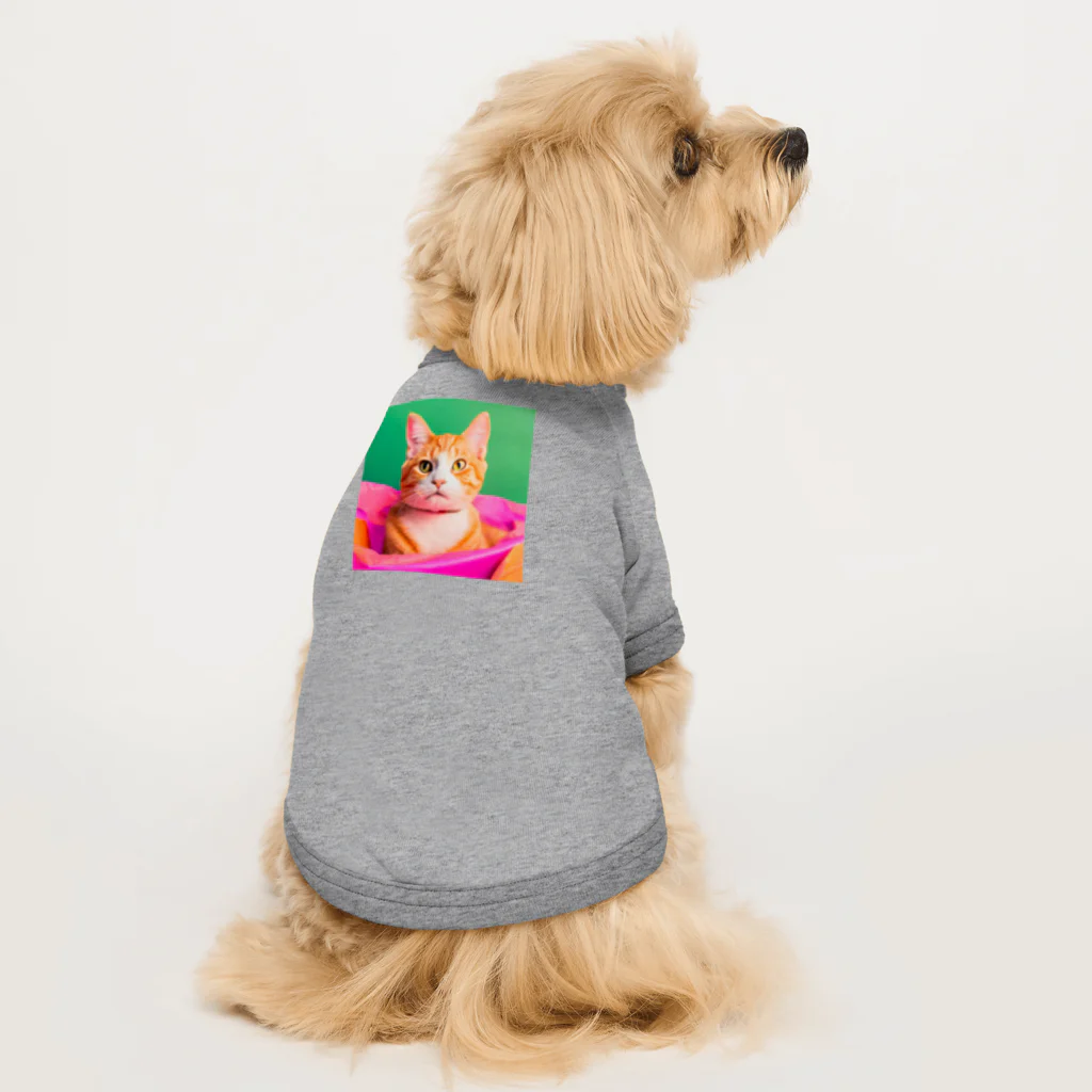 《Derekの絶賛工房中！》のイケイケ猫ちゃん Dog T-shirt