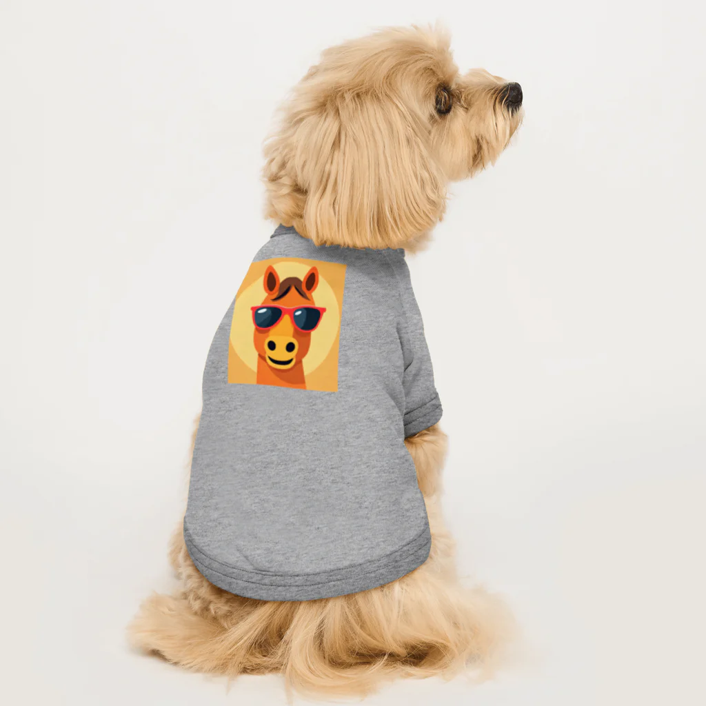 DAIMAZIN ～大魔神～のサングラスとヒヒー君・セカンド Dog T-shirt