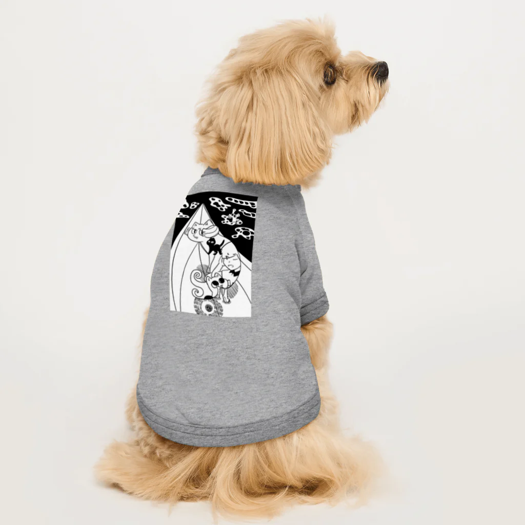 Animaru639のThe and of Cats-004 Dog T-shirt