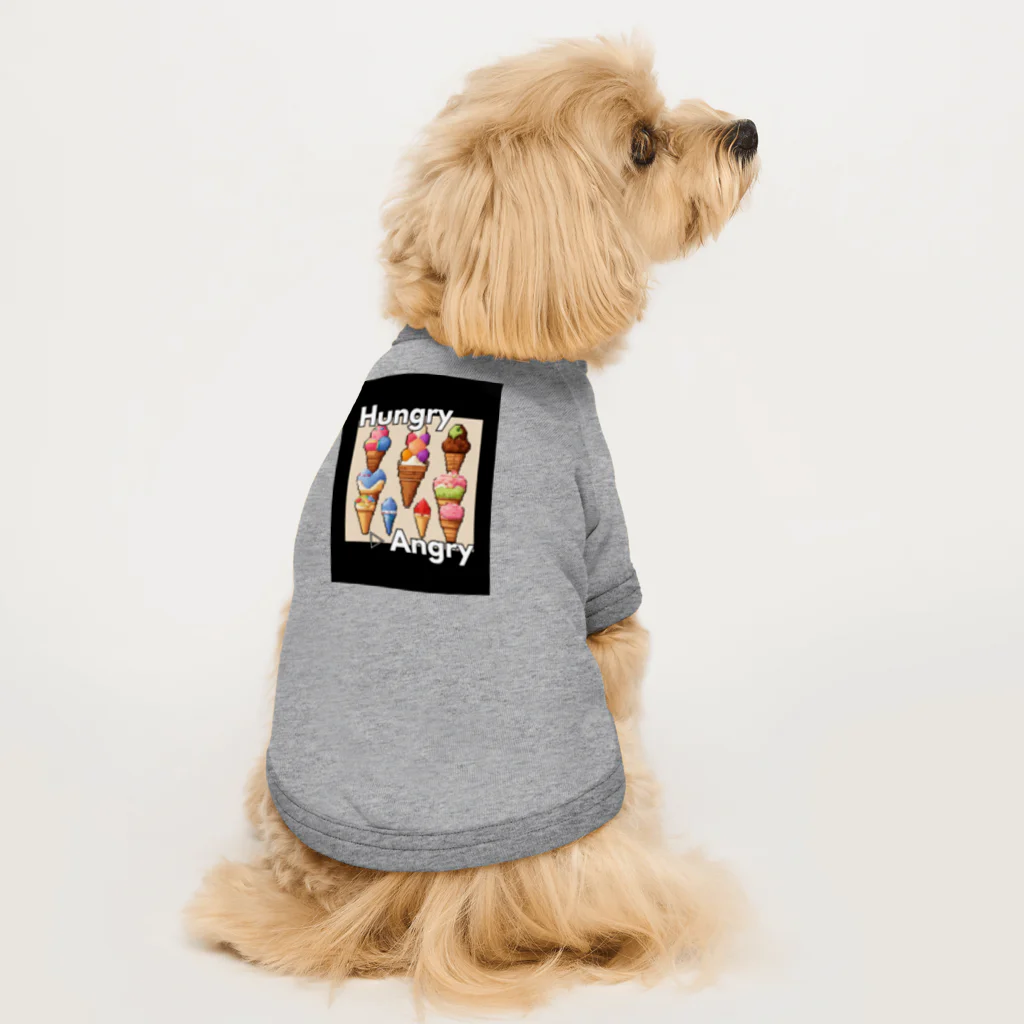 hAngryの【アイスクリーム】hAngry Dog T-shirt