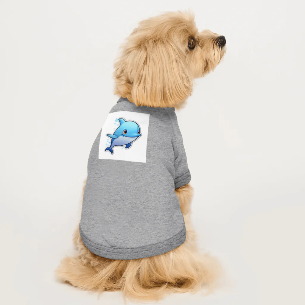 ワクワクセレブレイトのイルカくん Dog T-shirt