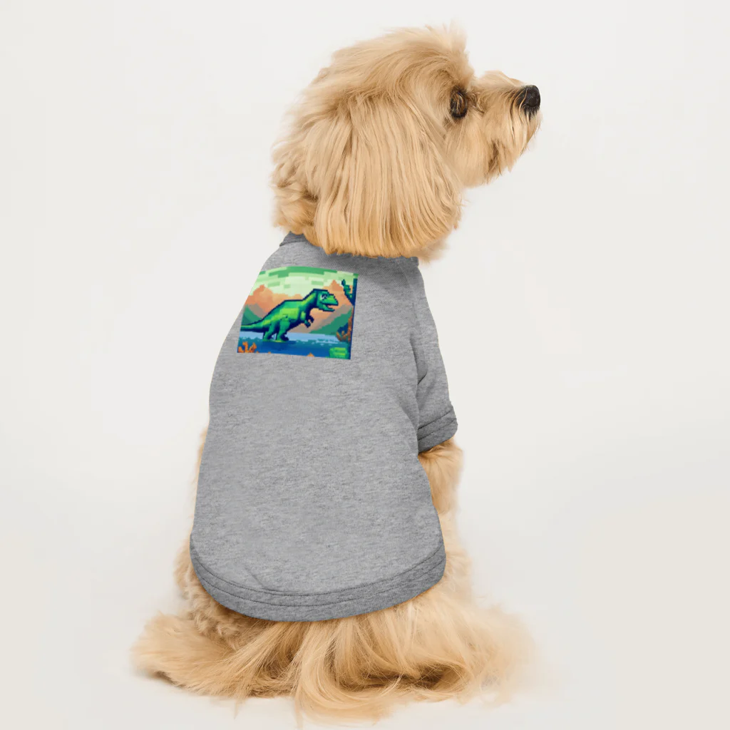 iikyanの恐竜58　ネプチュノサウルス Dog T-shirt