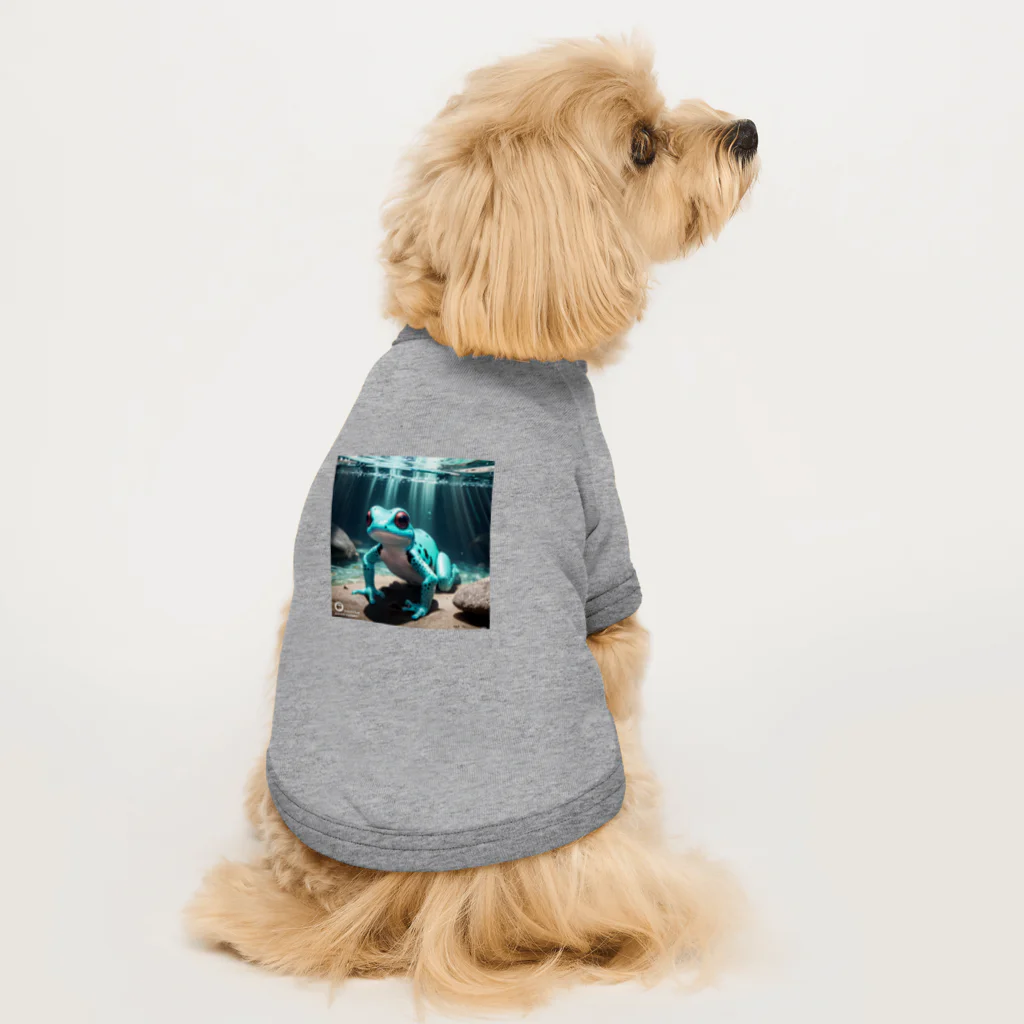 人魚の夢の新種発見ヤドクガエル Dog T-shirt