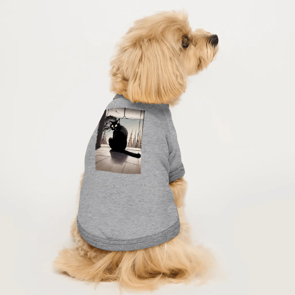 ラッキーマウンテンのつる子 Dog T-shirt