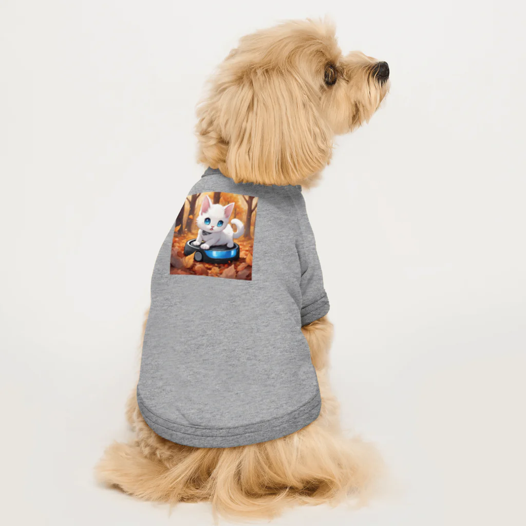 yoiyononakaの新型家電と白猫01 Dog T-shirt