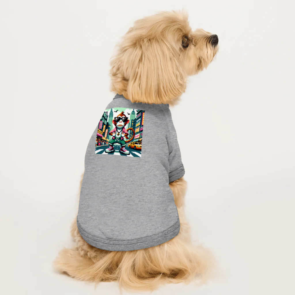 active-msk2のバッドアスファンキーモンキー Dog T-shirt