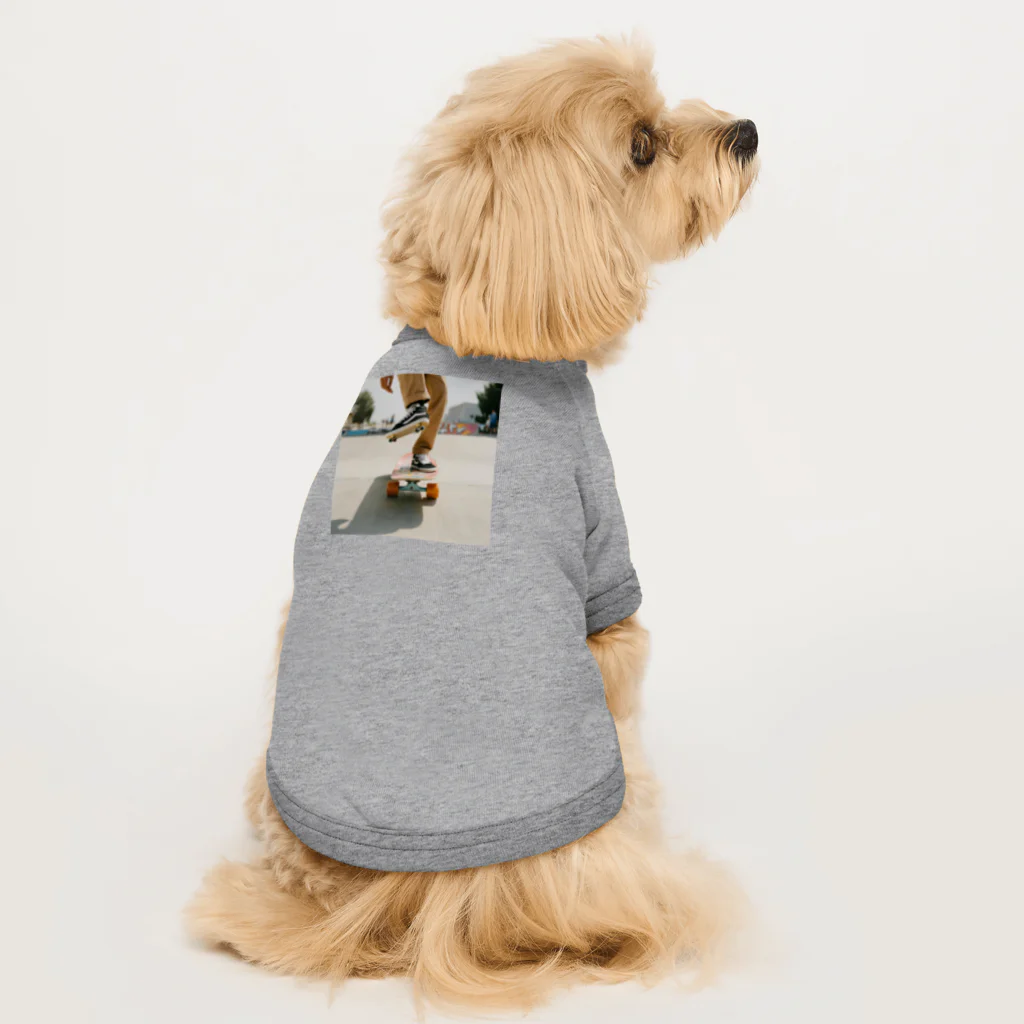 Yoshito1229のストリートスケボー Dog T-shirt