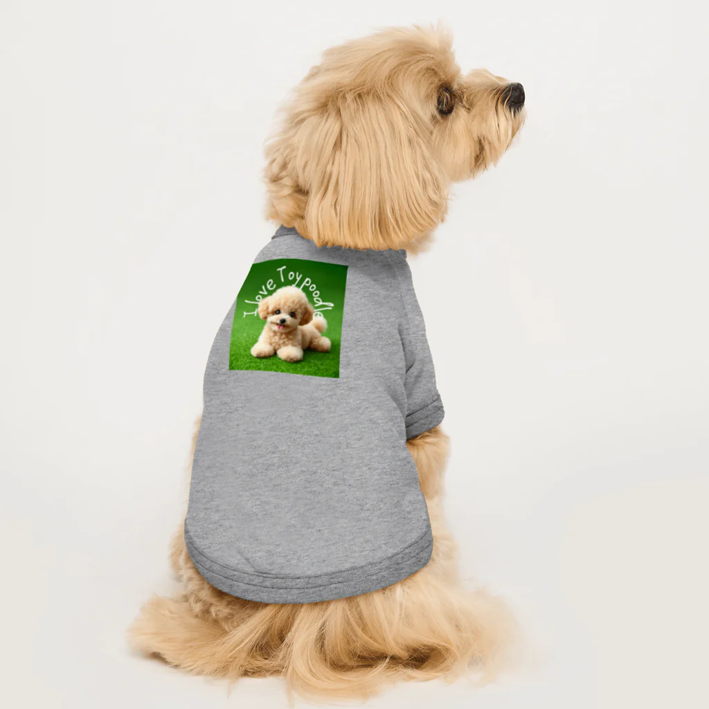 CC-LL (クク・ルル)の【トイ・プードル】フォトリアル Dog T-shirt