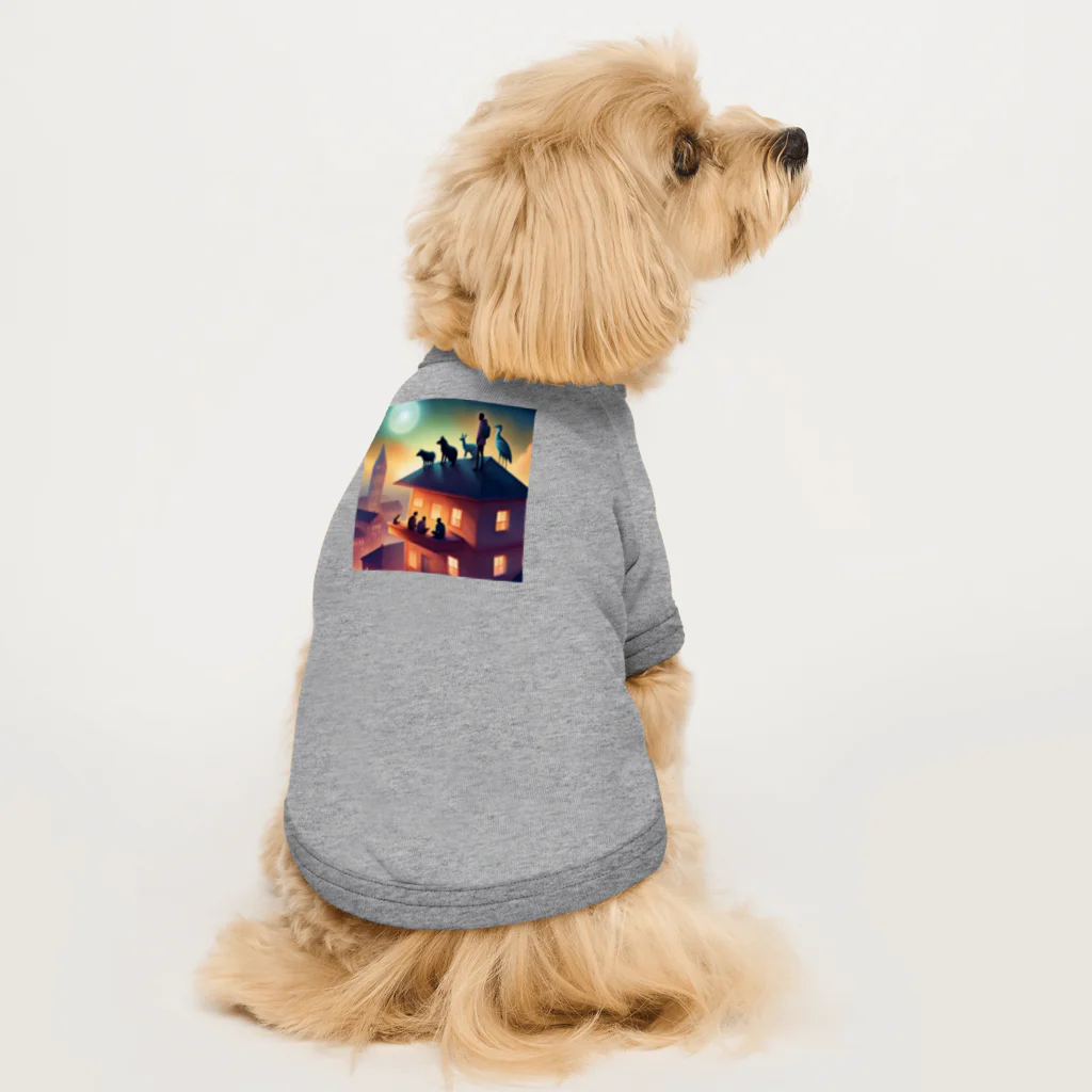 animalsの都会で共存する野生生物 Dog T-shirt