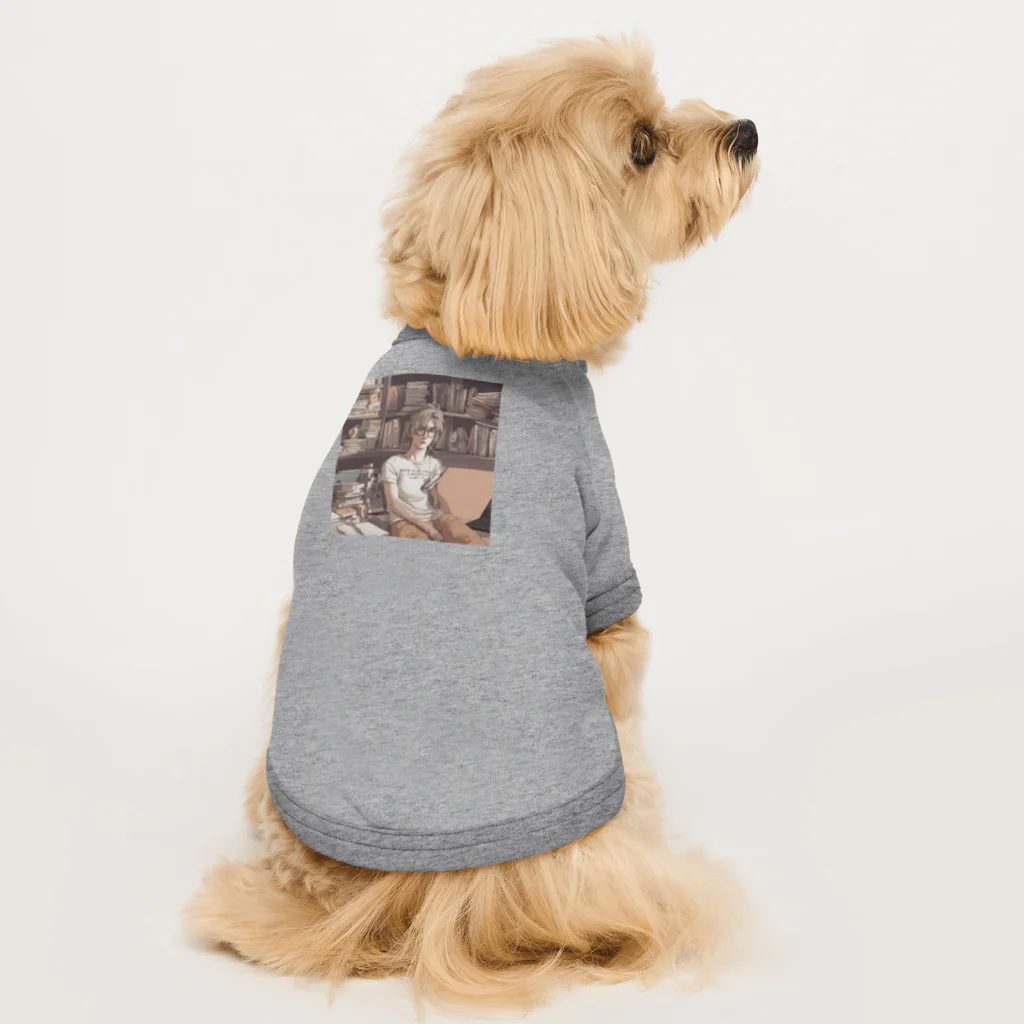 mofu mofu309のイカ墨パスタか天ぷらそばか Dog T-shirt