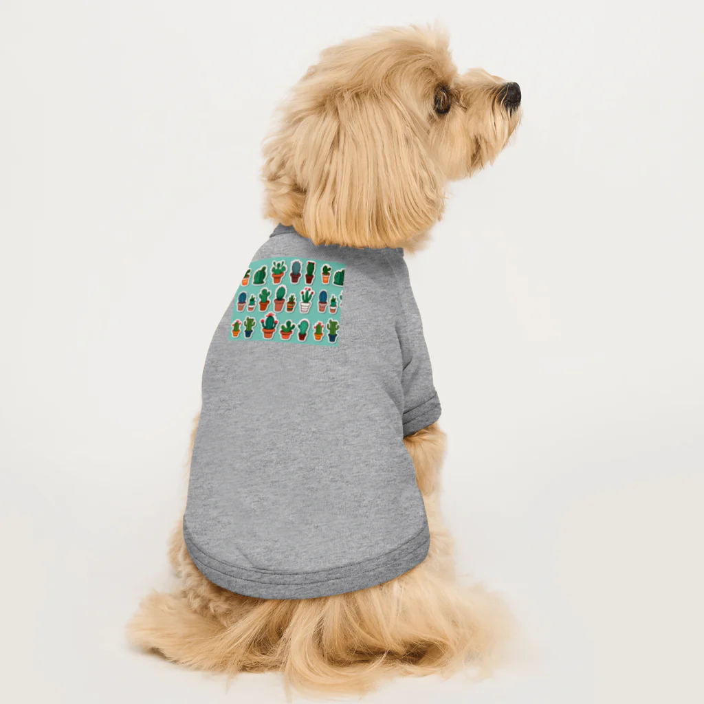 pain08のサボテンくん Dog T-shirt