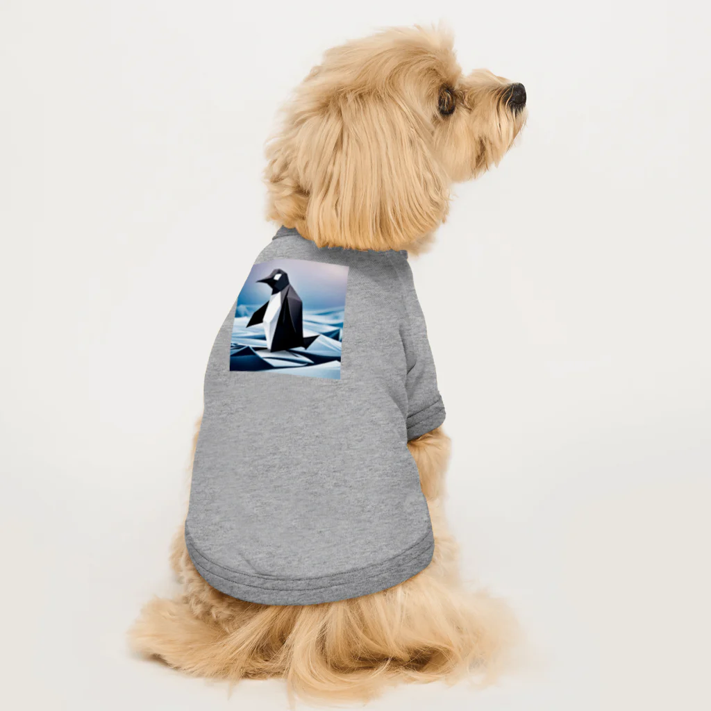 Hamatsukiのペンギン（折り紙風） Dog T-shirt