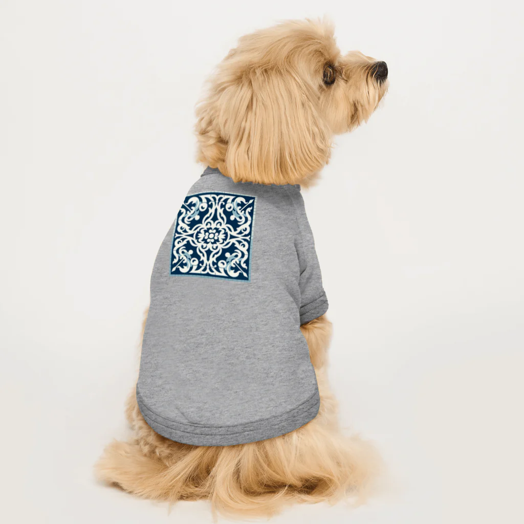 ショップリトの西海岸風オルテガ柄グッズ Dog T-shirt