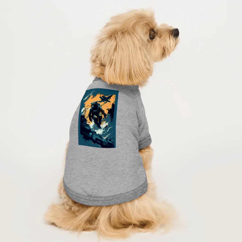 B_store（仮）の宇宙冒険さるかいな Dog T-shirt