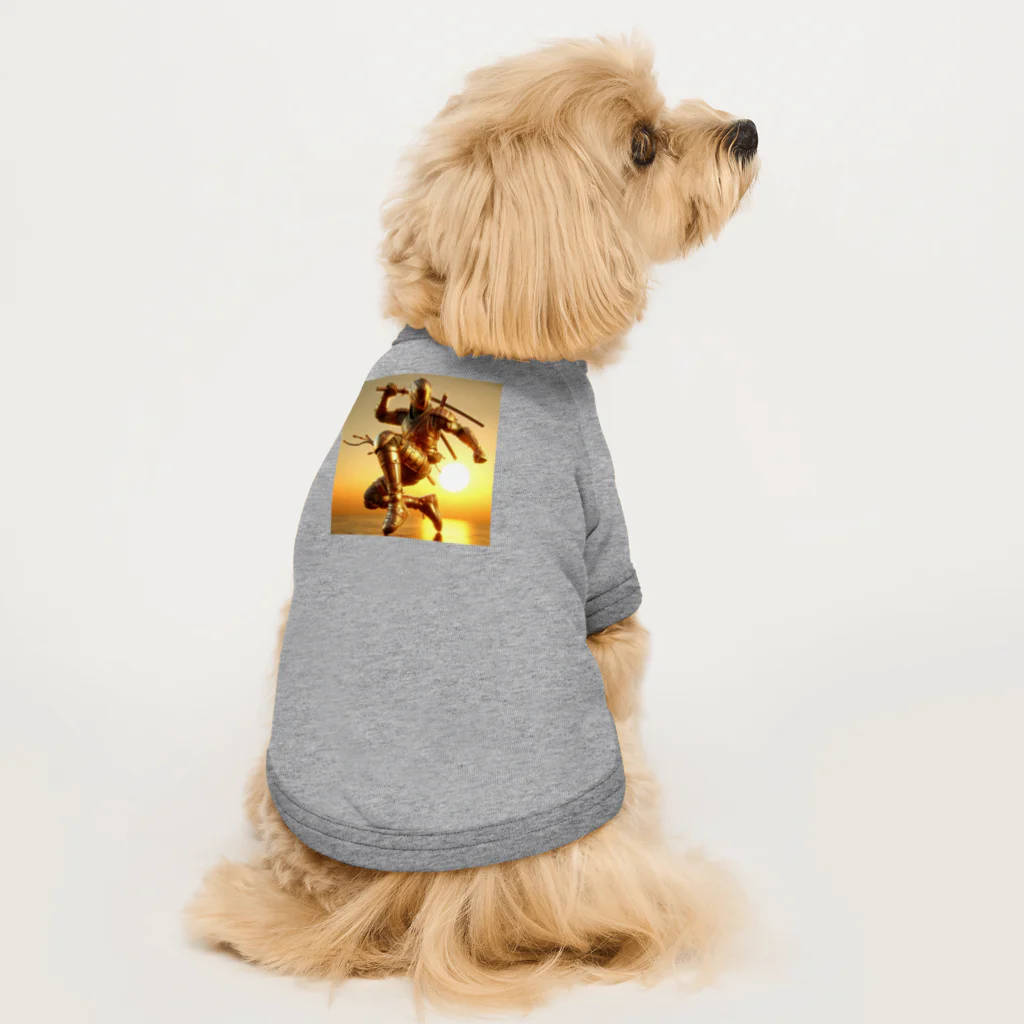 にんにんにんじゃのゴールデン忍者 Dog T-shirt