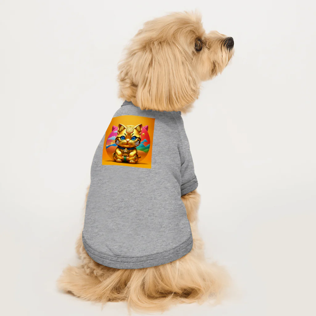 810aoの開運猫 Dog T-shirt