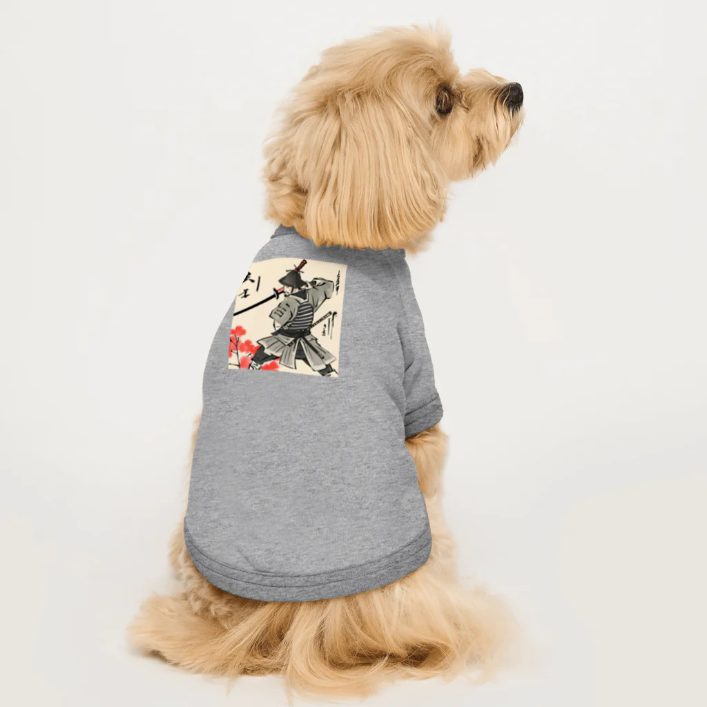 BUSHIDOUのosamuraisan Dog T-shirt