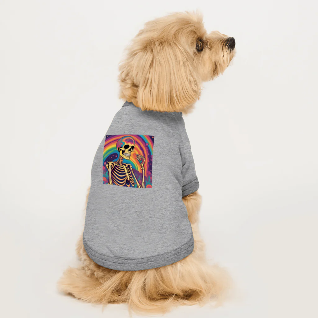 yu_nagi0のガイコツ Dog T-shirt