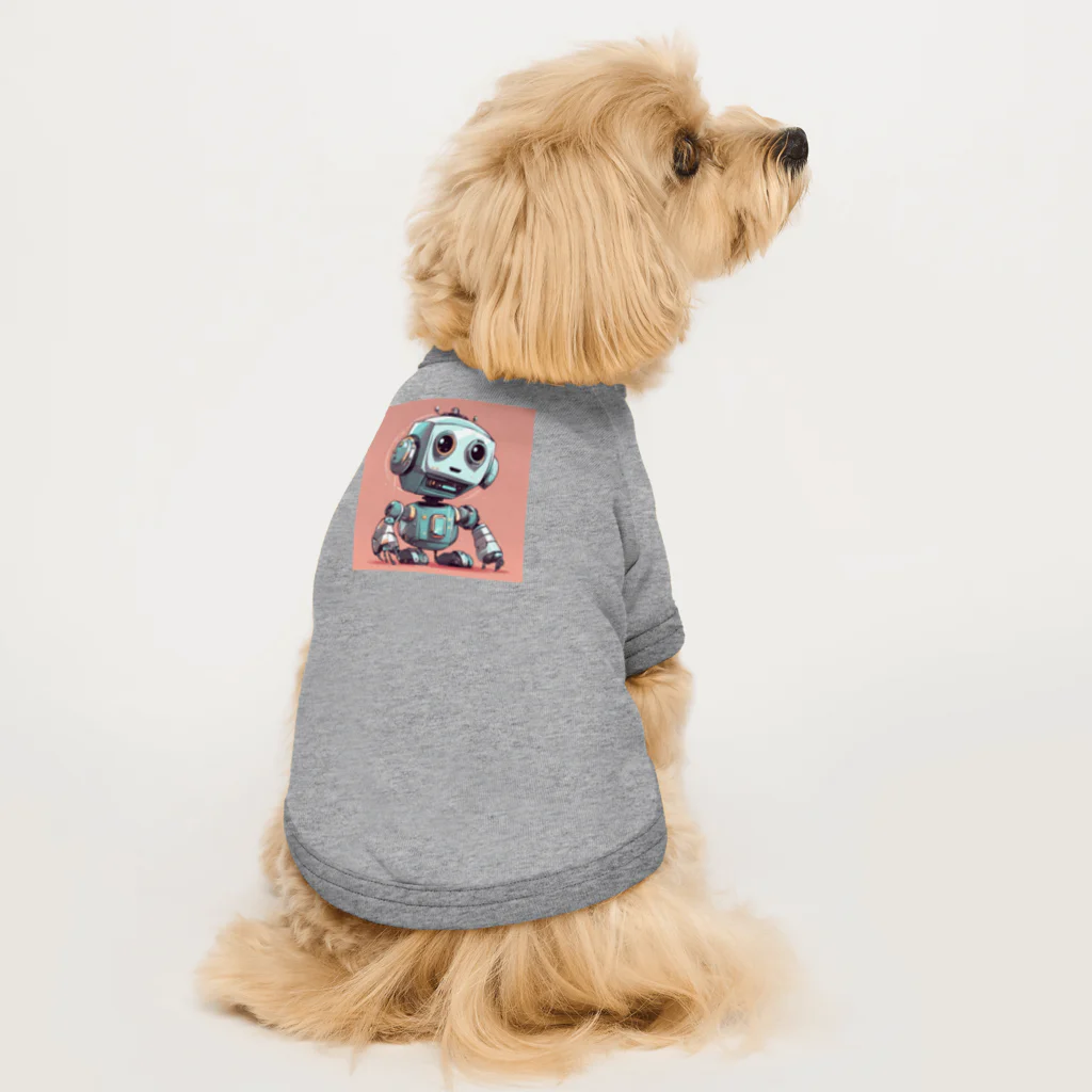 tooru0377のVuittonぽいロボットらしい Dog T-shirt