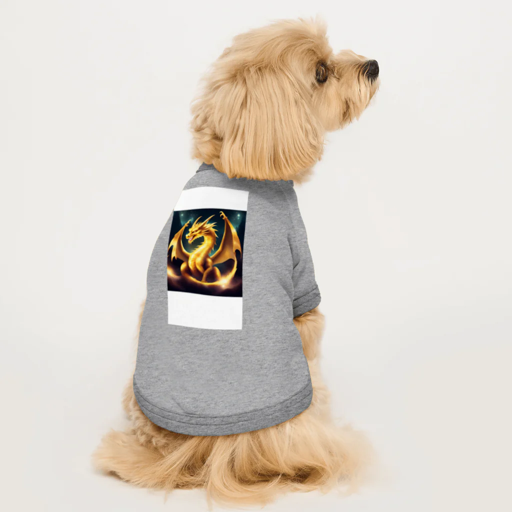 SUZURIの神々しいドラゴン Dog T-shirt