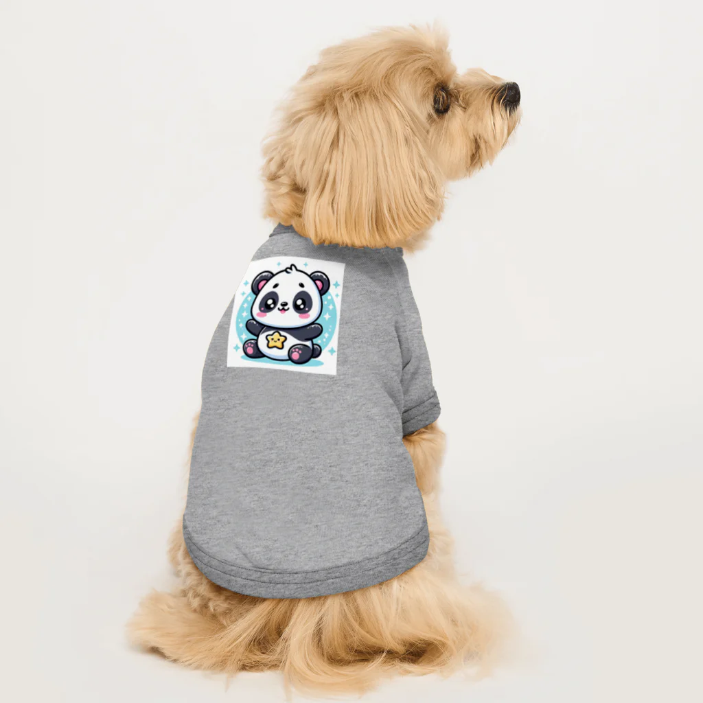星パンダショップのきらきら星パンダ Dog T-shirt